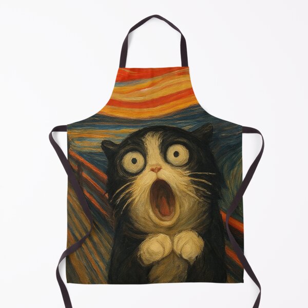 Item preview, The Cat Scream – Funny Parody Art designed and sold by flowerpower999.