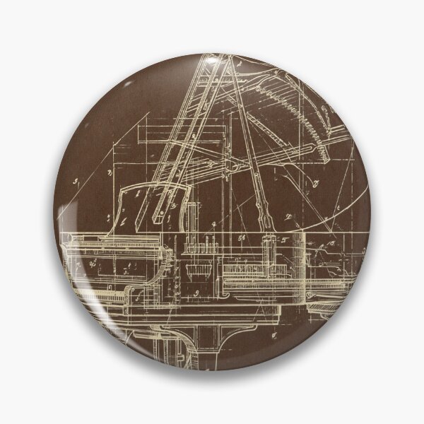 Item preview, Grand Piano Blueprint Technical Drawing designed and sold by Visual Foundry.
