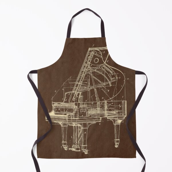 Item preview, Grand Piano Blueprint Technical Drawing designed and sold by Visual Foundry.
