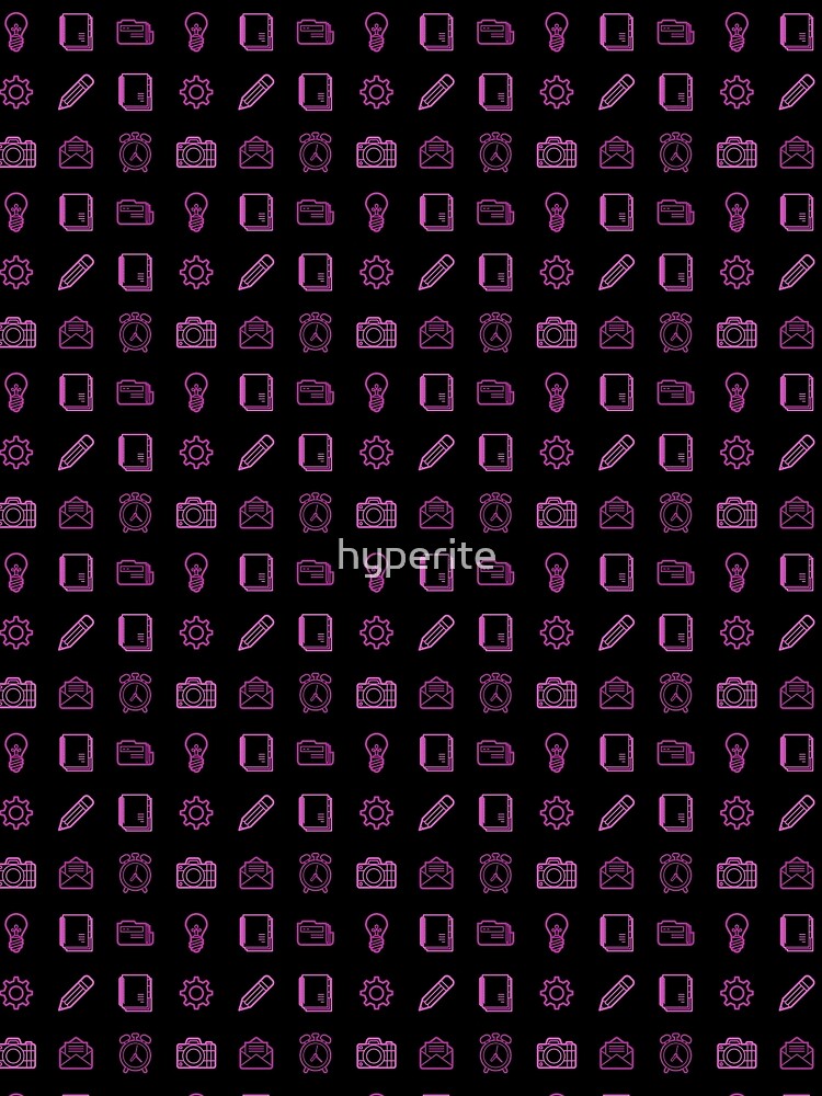 Thumbnail 3 of 3, Scarf, Workaholic - Icon Pattern designed and sold by hyperite.