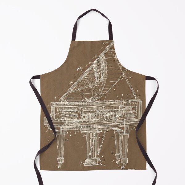 Item preview, Grand Piano Technical Blueprint Diagram designed and sold by Visual Foundry.