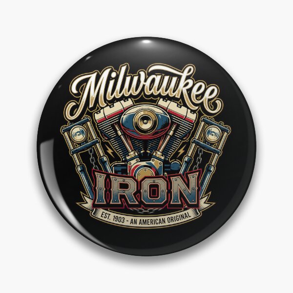 Item preview, Milwaukee Iron Harley Davidson Freedom Machine Graphic designed and sold by enzoade.