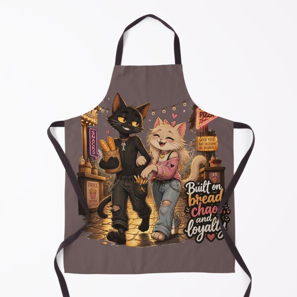 Item preview, Built on Bread Chaos and Loyalty Cats Illustration designed and sold by alvinavery.