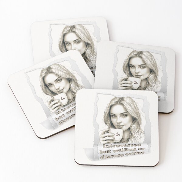 Item preview, Introverted but Willing to Discuss Coffee – Cozy Coffee Lover Design designed and sold by TestudoDesign.