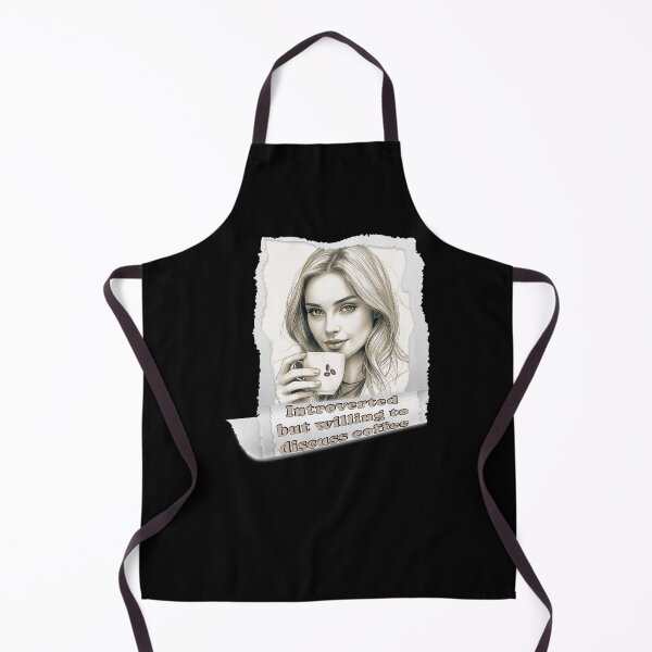 Item preview, Introverted but Willing to Discuss Coffee – Cozy Coffee Lover Design designed and sold by TestudoDesign.