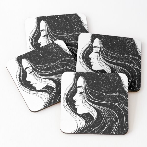 Item preview, Cosmic Girl With Starry Hair designed and sold by Visual Foundry.