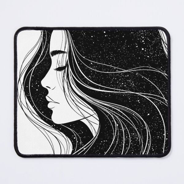 Item preview, Cosmic Girl With Starry Hair designed and sold by Visual Foundry.