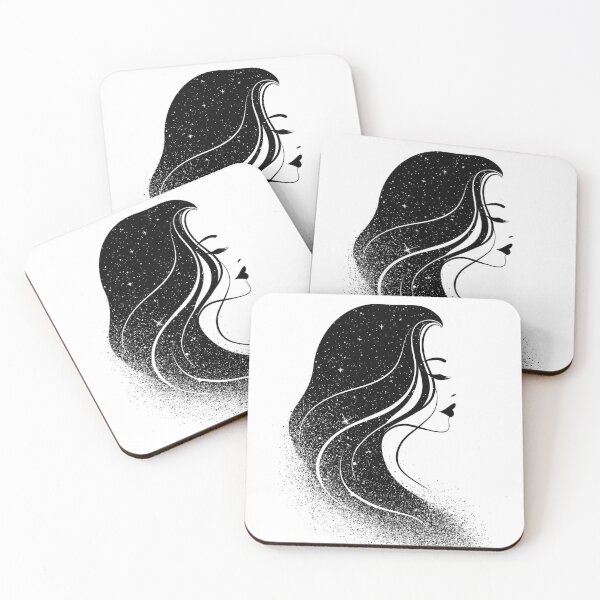 Item preview, Cosmic Girl Profile Silhouette Art designed and sold by Visual Foundry.