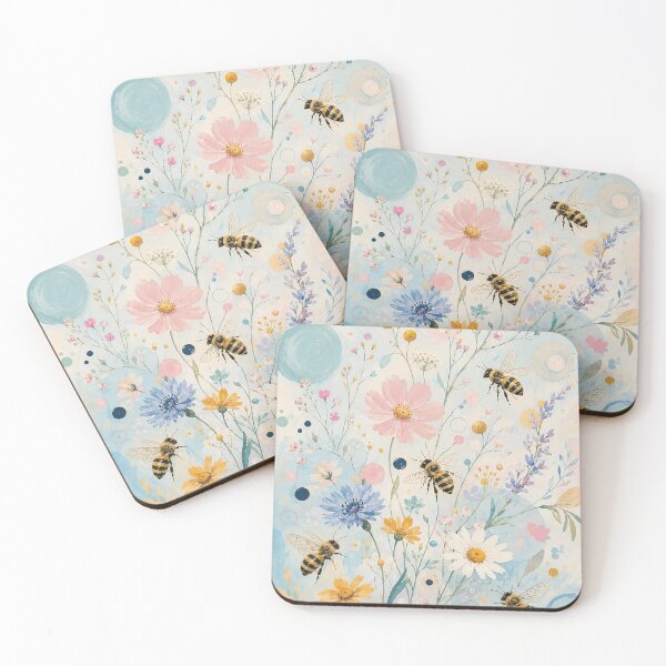 Item preview, Bee and Wildflower Design designed and sold by Lizetteh.