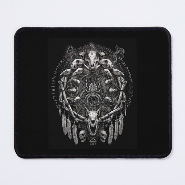 Item preview, Dark Occult Dreamcatcher with Skulls and Spider designed and sold by IYI.