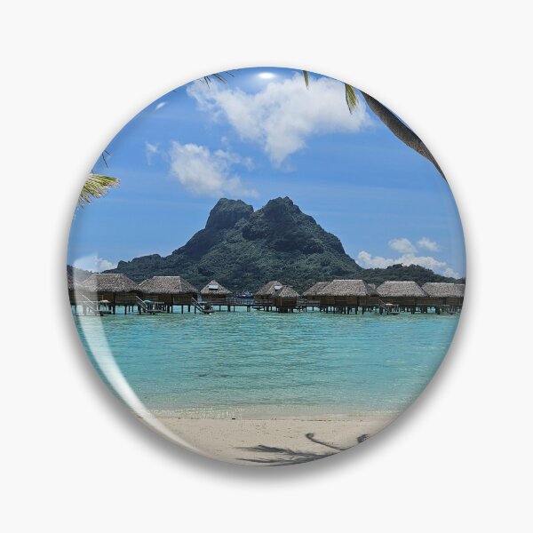 Item preview, Bora Bora Beach — Overwater Bungalows and Mount Otemanu, French Polynesia designed and sold by IsleAmore.