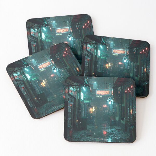 Item preview, Neon Cyberpunk Alley at Night designed and sold by Visual Foundry.