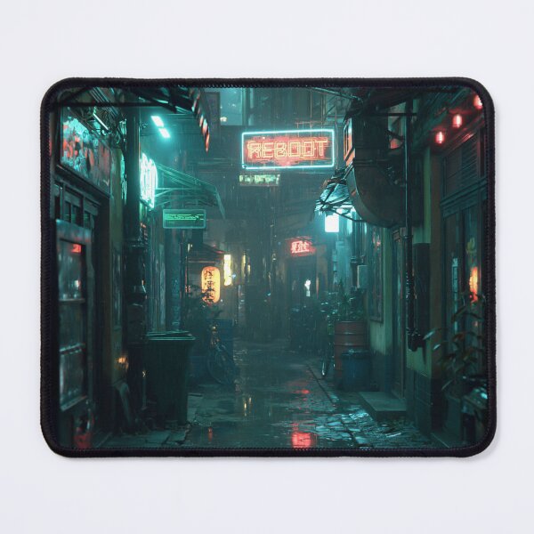 Item preview, Neon Cyberpunk Alley at Night designed and sold by Visual Foundry.