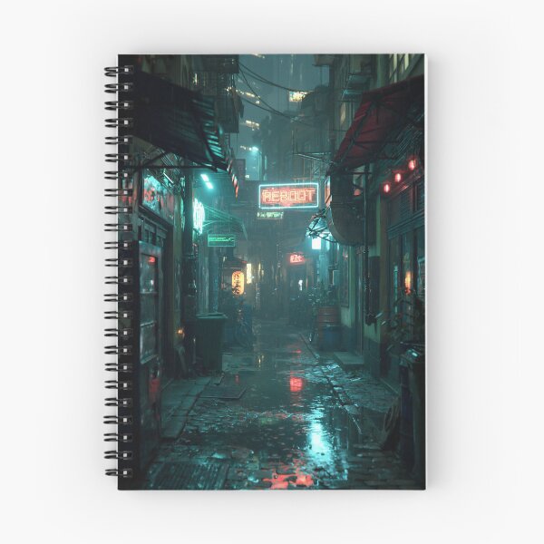 Item preview, Neon Cyberpunk Alley at Night designed and sold by Visual Foundry.