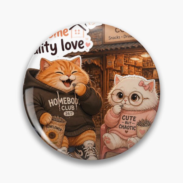 Item preview, Home Quality Love Cozy Cats Illustration designed and sold by alvinavery.