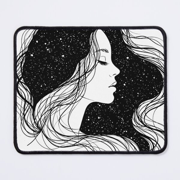 Item preview, Cosmic Woman Profile Line Art designed and sold by Visual Foundry.