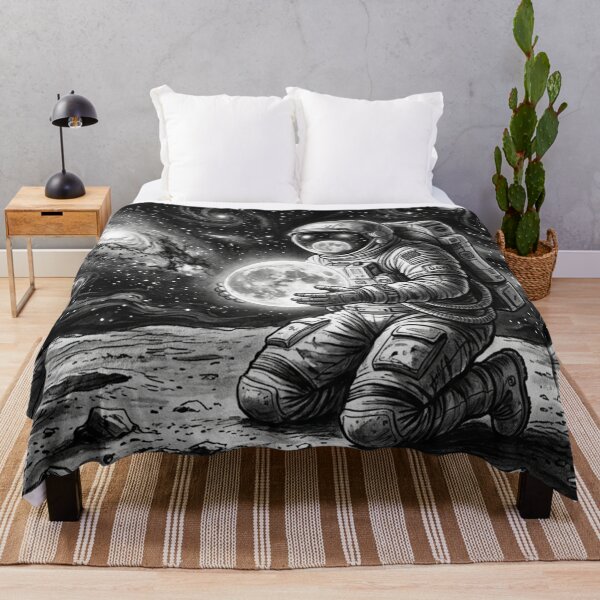 Item preview, Astronaut cradling moon designed and sold by The King's general goods.