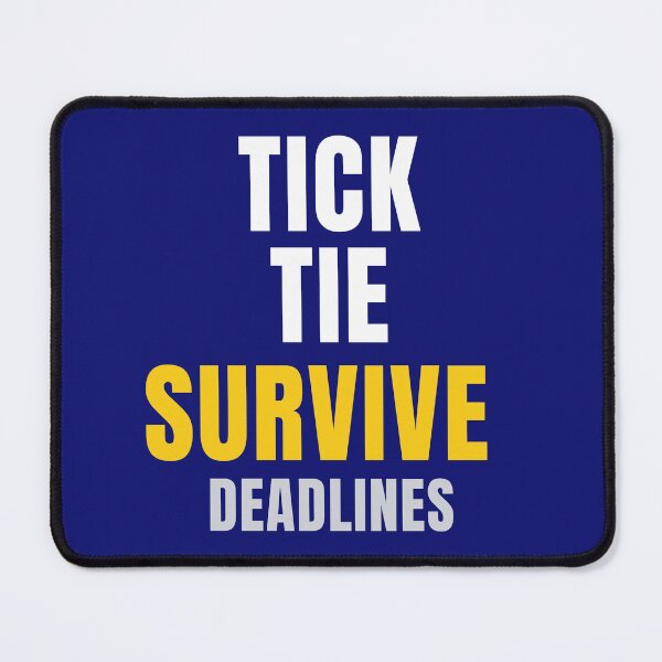Item preview, Tick Tie Survive Deadlines – Funny Audit Intern Shirt | Accounting Humor Busy Season Tee   designed and sold by FCA SIR MERCH .