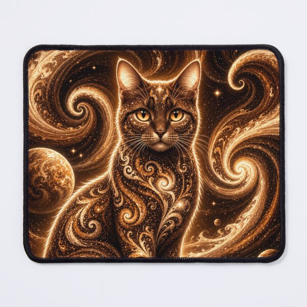 Item preview, Cosmic Choco Cat Dreamscape Celestial Mocha Fantasy designed and sold by Mindworx21.