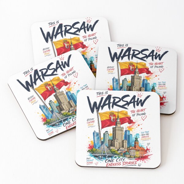 Item preview, Warsaw – The Heart of Poland designed and sold by Countries&Cities Shop.
