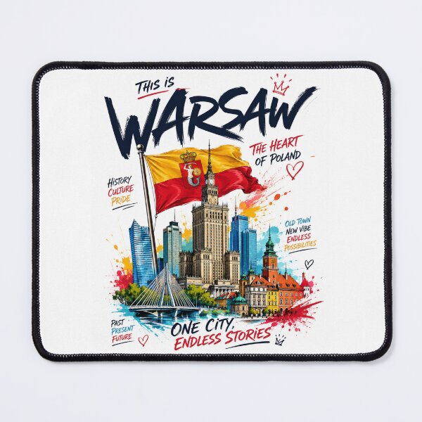 Item preview, Warsaw – The Heart of Poland designed and sold by Countries&Cities Shop.
