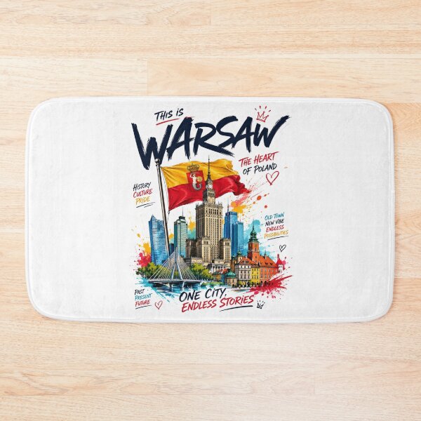 Item preview, Warsaw – The Heart of Poland designed and sold by Countries&Cities Shop.