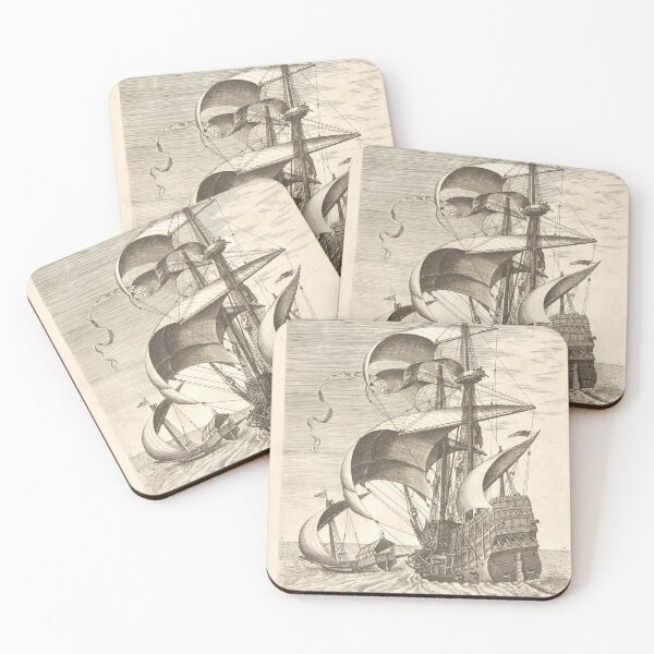 Item preview, Sailing Ship Three-Master | Nautical Art designed and sold by GammaRay.