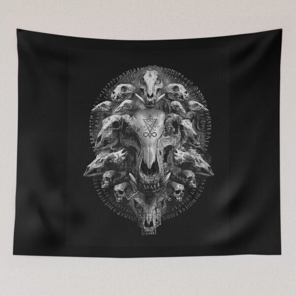 Item preview, Sigil of Ritual Totem - Occult Animal Skull Art designed and sold by IYI.