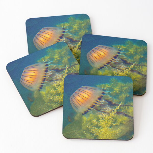 Item preview, Graceful Jelly Fish Swimming in the Sea designed and sold by penguinblue.