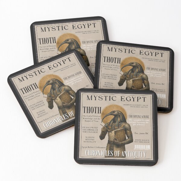 Item preview, Mystic Egypt Thoth Divine Scribe Vintage Magazine Poster designed and sold by KaBaRen.