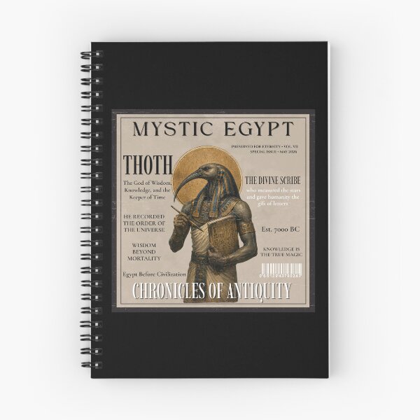 Item preview, Mystic Egypt Thoth Divine Scribe Vintage Magazine Poster designed and sold by KaBaRen.