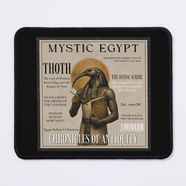 Item preview, Mystic Egypt Thoth Divine Scribe Vintage Magazine Poster designed and sold by KaBaRen.