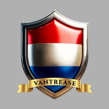 Artwork thumbnail, Vantrease Dutch Heritage Crest Shield by Highlandkings