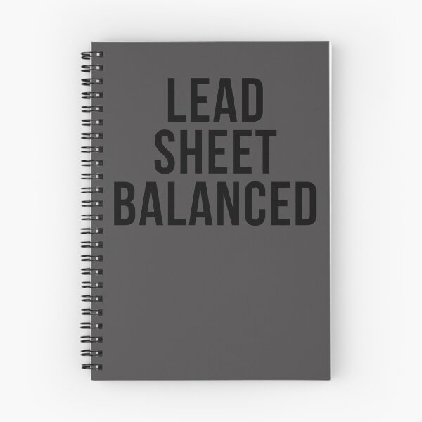 Item preview, Lead Sheet Balanced Funny Auditor T-Shirt – Accounting Humor for CPA Accountants and Audit Interns designed and sold by FCA SIR MERCH .