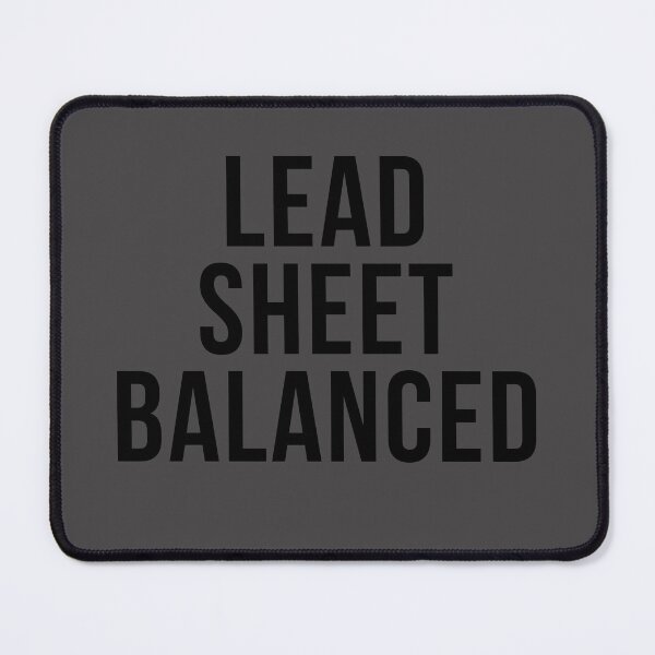 Item preview, Lead Sheet Balanced Funny Auditor T-Shirt – Accounting Humor for CPA Accountants and Audit Interns designed and sold by FCA SIR MERCH .