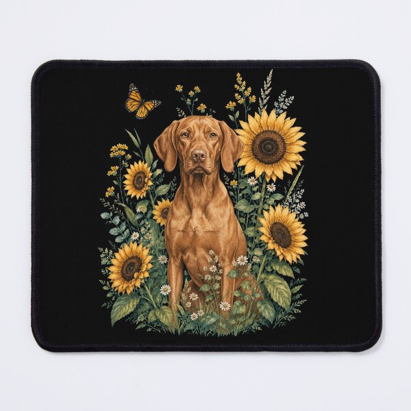 Item preview, Vizsla With Sunflower Cottagecore Art Dog Owner designed and sold by TerryConnells.