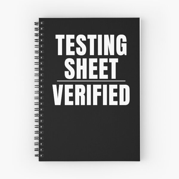 Item preview, Testing Sheet Verified Funny Auditor T-Shirt – Accounting Humor for CPA Accountants and Audit Interns      designed and sold by FCA SIR MERCH .