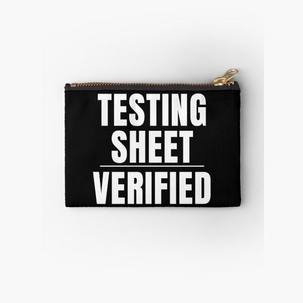 Item preview, Testing Sheet Verified Funny Auditor T-Shirt – Accounting Humor for CPA Accountants and Audit Interns      designed and sold by FCA SIR MERCH .