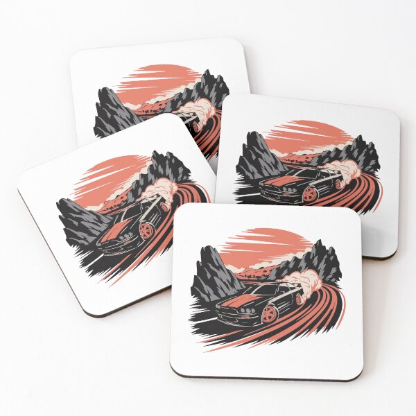 Item preview, Mountain Drift - Retro Sports Car JDM Art designed and sold by A-M-G-Shop.
