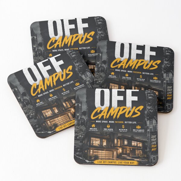 Item preview, Off Campus Living – Modern Student Lifestyle designed and sold by Dusk & Dawn Apparel.