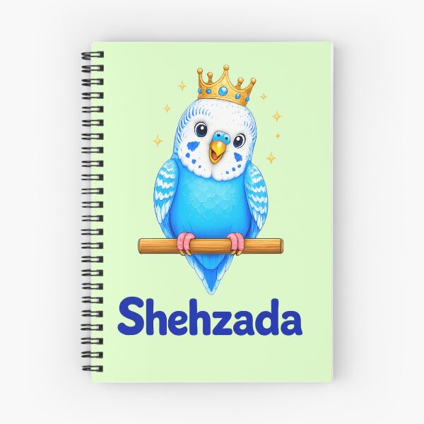 Item preview, Shehzada Cute Budgie Prince - Urdu for Prince designed and sold by PyaaraKids.