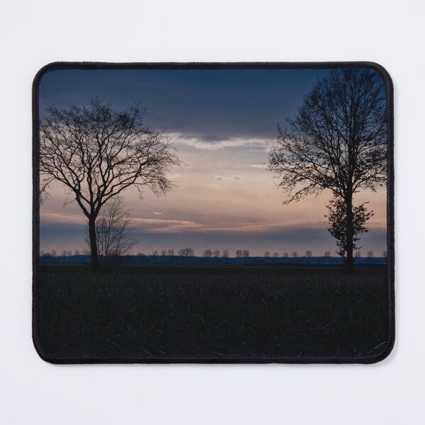 Item preview, Two Trees Standing Tall in Evening Twilight designed and sold by ShotsbyDesiree.