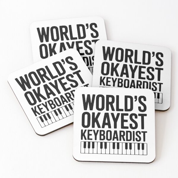 Item preview, World's Okayest Keyboardist designed and sold by Frank Ring.