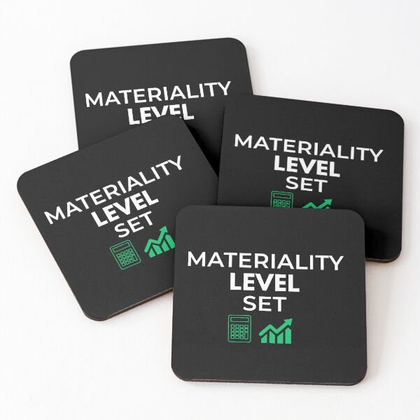 Item preview, Materiality Level Set Funny Audit Intern Shirt – CPA Auditor Accounting Humor Tee      designed and sold by FCA SIR MERCH .
