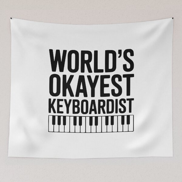 Item preview, World's Okayest Keyboardist designed and sold by Frank Ring.