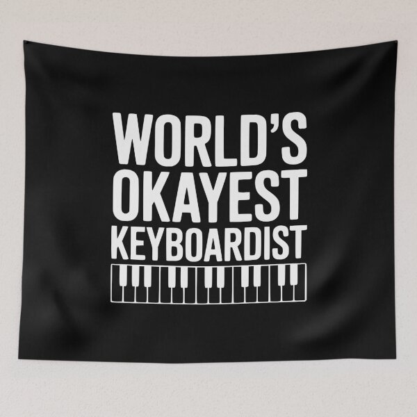 Item preview, World's Okayest Keyboardist designed and sold by Frank Ring.