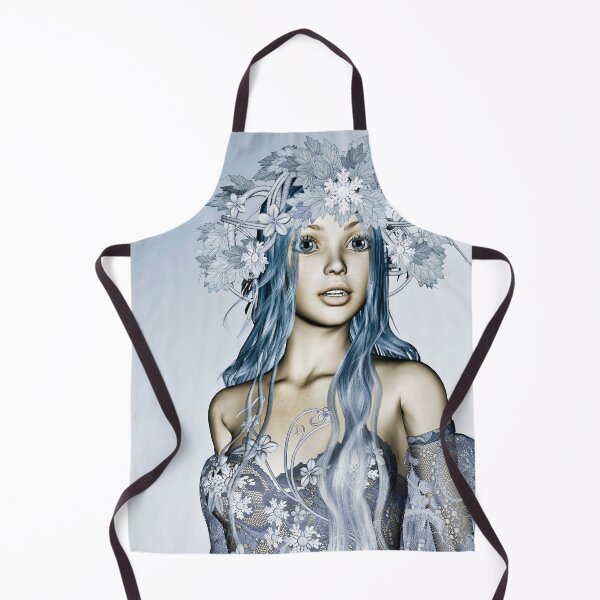 Item preview, Blue Snow Maiden Winter Fantasy Portrait designed and sold by Vac1.