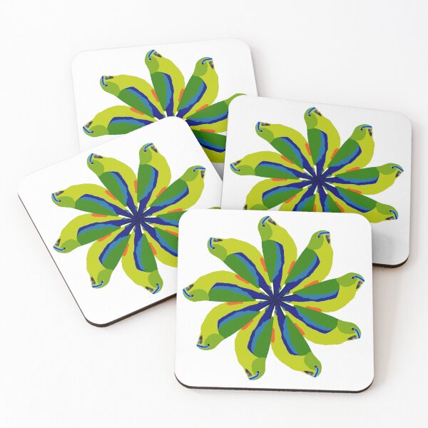 Item preview, OBP flower coasters designed and sold by Friends of OBP.