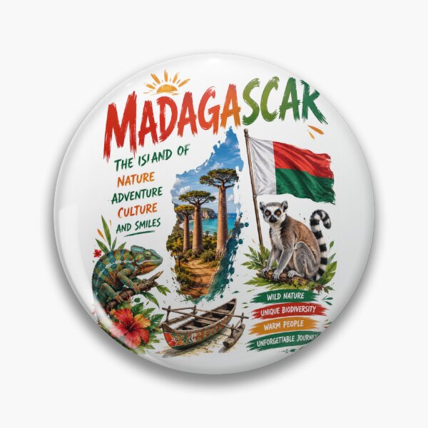 Item preview, Madagascar – The Island of Nature & Adventure designed and sold by Countries&Cities Shop.
