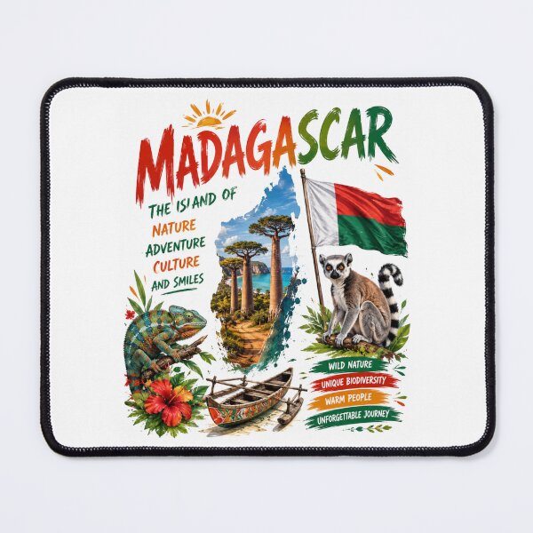 Item preview, Madagascar – The Island of Nature & Adventure designed and sold by Countries&Cities Shop.